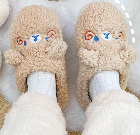 Teddina | Plysbamse Tøfler