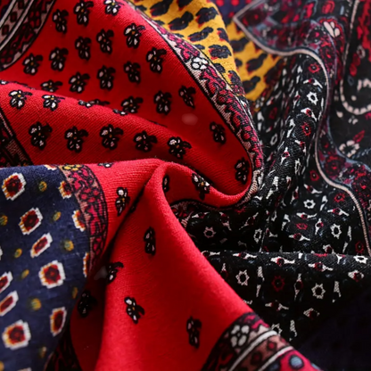 Amaris | Lang Patchwork Vinterjakke Damer