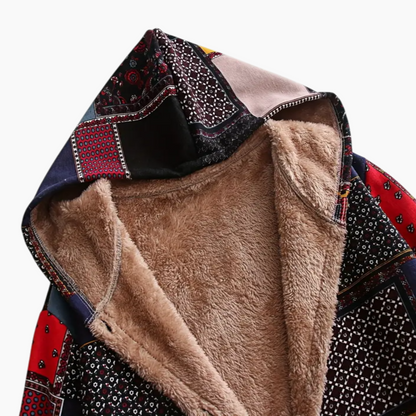 Amaris | Lang Patchwork Vinterjakke Damer