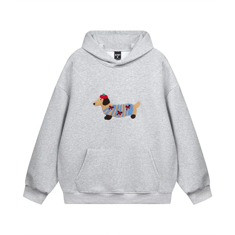 Dexter | Hoodie med Hund Print Unisex