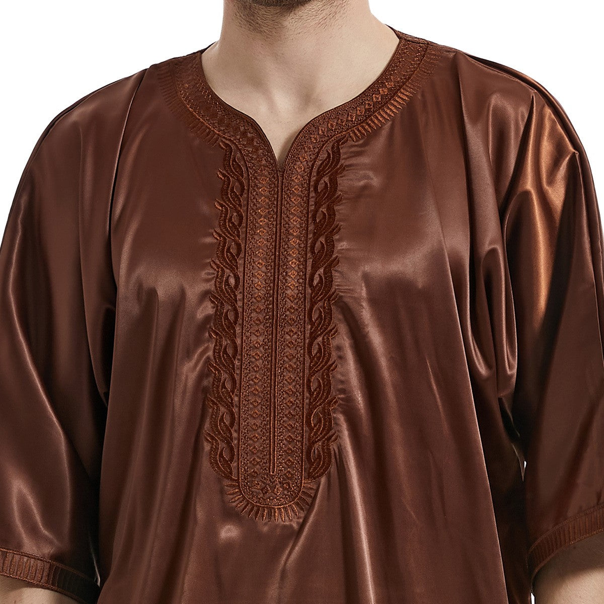 Aziel™ | Herre Luksus Broderet Djellaba | Traditionel & Komfortabel