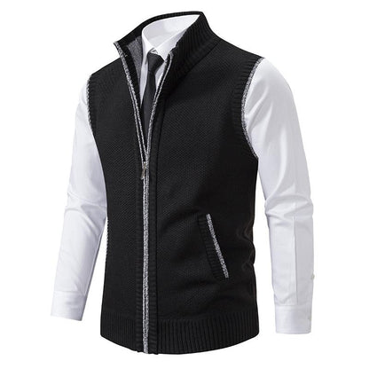 Thierry™ | Strikket Business Vest af Premium Uld for Elegance og Komfort