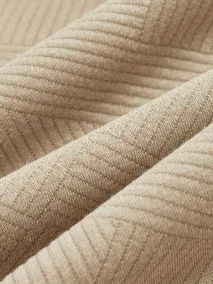 Mathéo™ | Herre Half-Zip Polo med Lange Ærmer og Moderne Stil