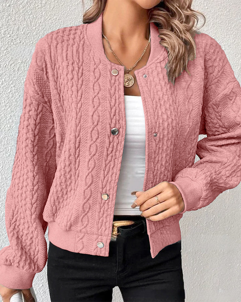 Valeria™ | Damer Luksuriøs strikket cardigan med knaplukning og elegant silhuet