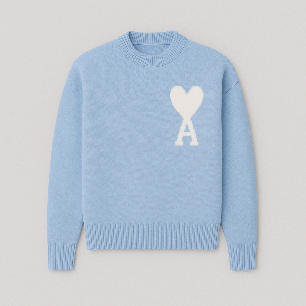 Adrien | Strikket Logo Sweater Unisex