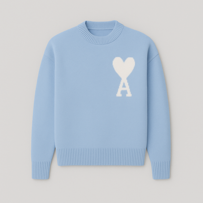 Adrien | Strikket Logo Sweater Unisex