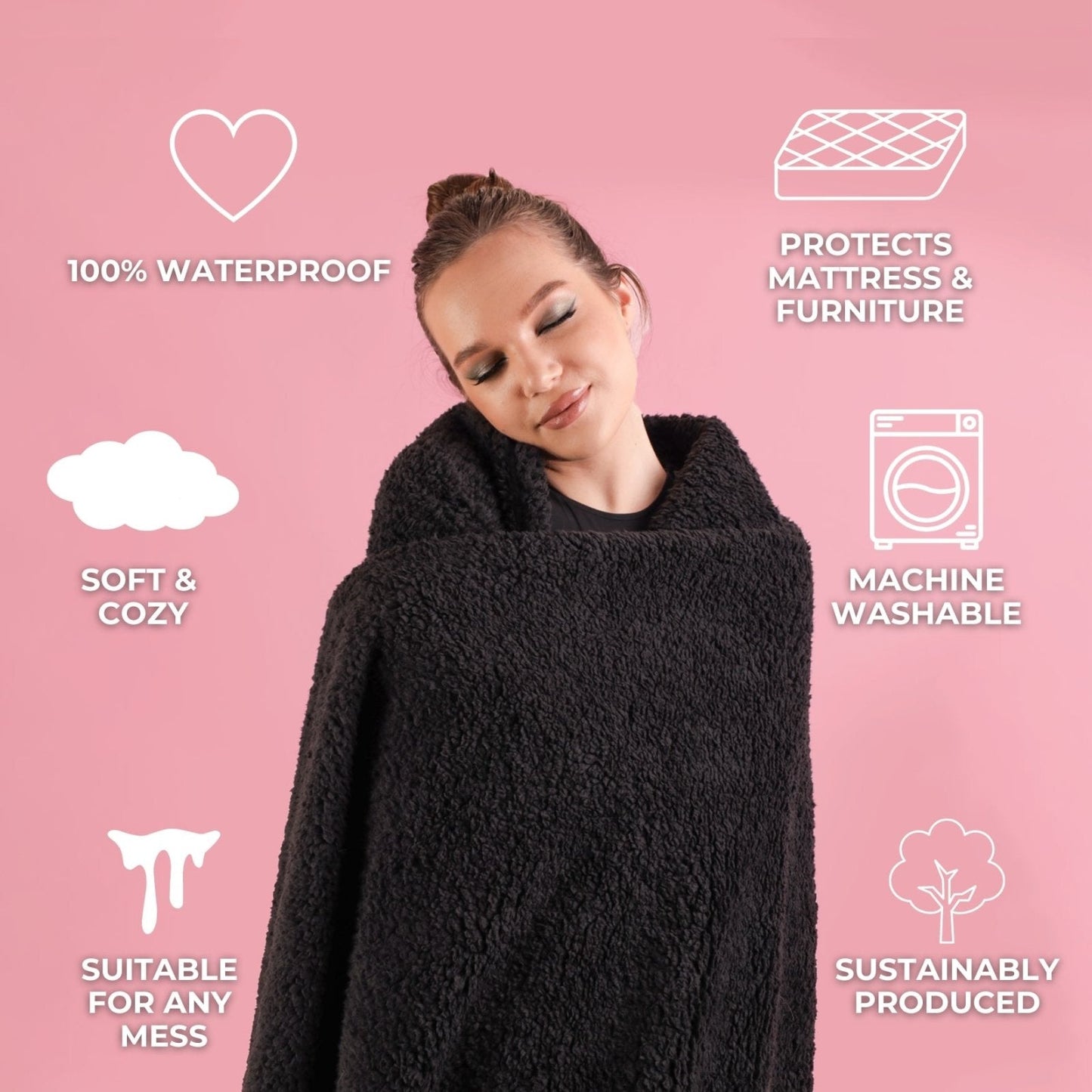 CuddleBlanket™ | 100% Vandtæt og Blød Plaid til Intime Øjeblikke
