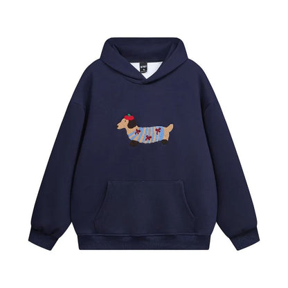 Dexter | Hoodie med Hund Print Unisex