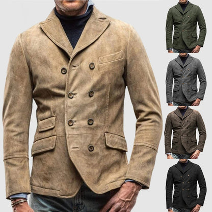 Matteo | Vintage Dobbelt-Knaps Herreblazer