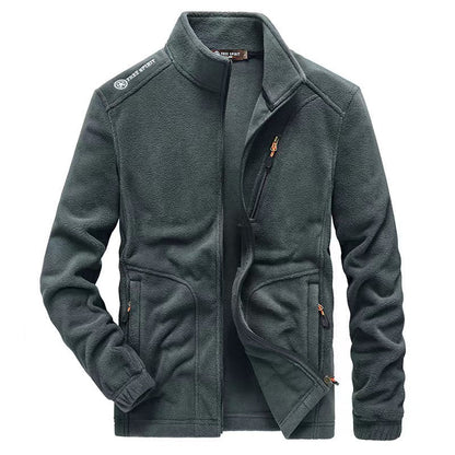 Cyrus™ | Herrer Fleecejakke Med Ståkrave Og Lynlåslommer | Blød Og Varm Outdoor Fleecetrøje