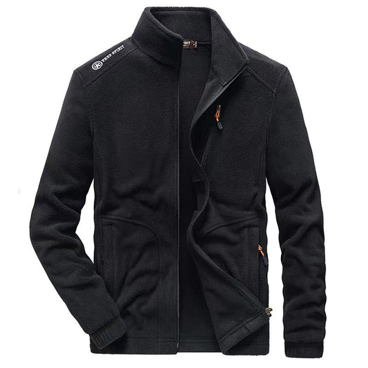 Cyrus™ | Herrer Fleecejakke Med Ståkrave Og Lynlåslommer | Blød Og Varm Outdoor Fleecetrøje