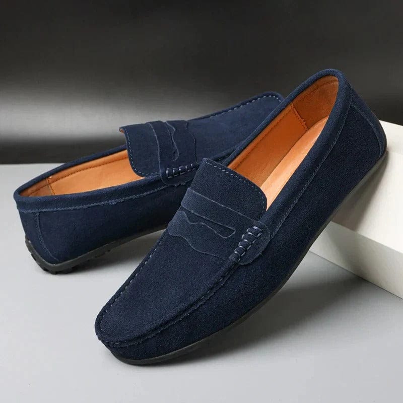 Riccardo™ | Luksuriøse Herrer Loafers i Ruskind med Polstret Fodseng for Stil og Komfort