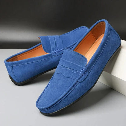 Riccardo™ | Luksuriøse Herrer Loafers i Ruskind med Polstret Fodseng for Stil og Komfort