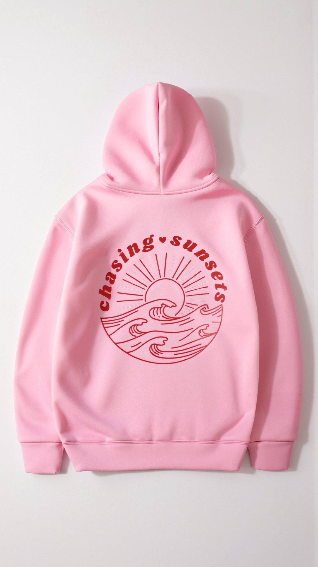 Isla | Oversized Hoodie Damer Med Palmeprint og Rygdesign