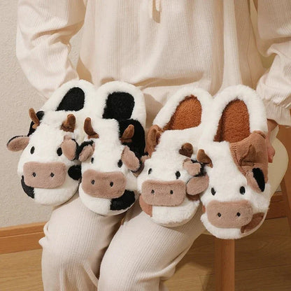 MooMoo | Søde Ko-Hjemmesko Damer