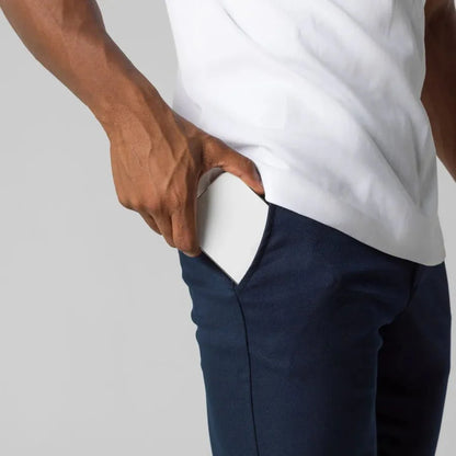 Nicolò | Slim Fit Stretch Chinos med Cropped Ben Herre