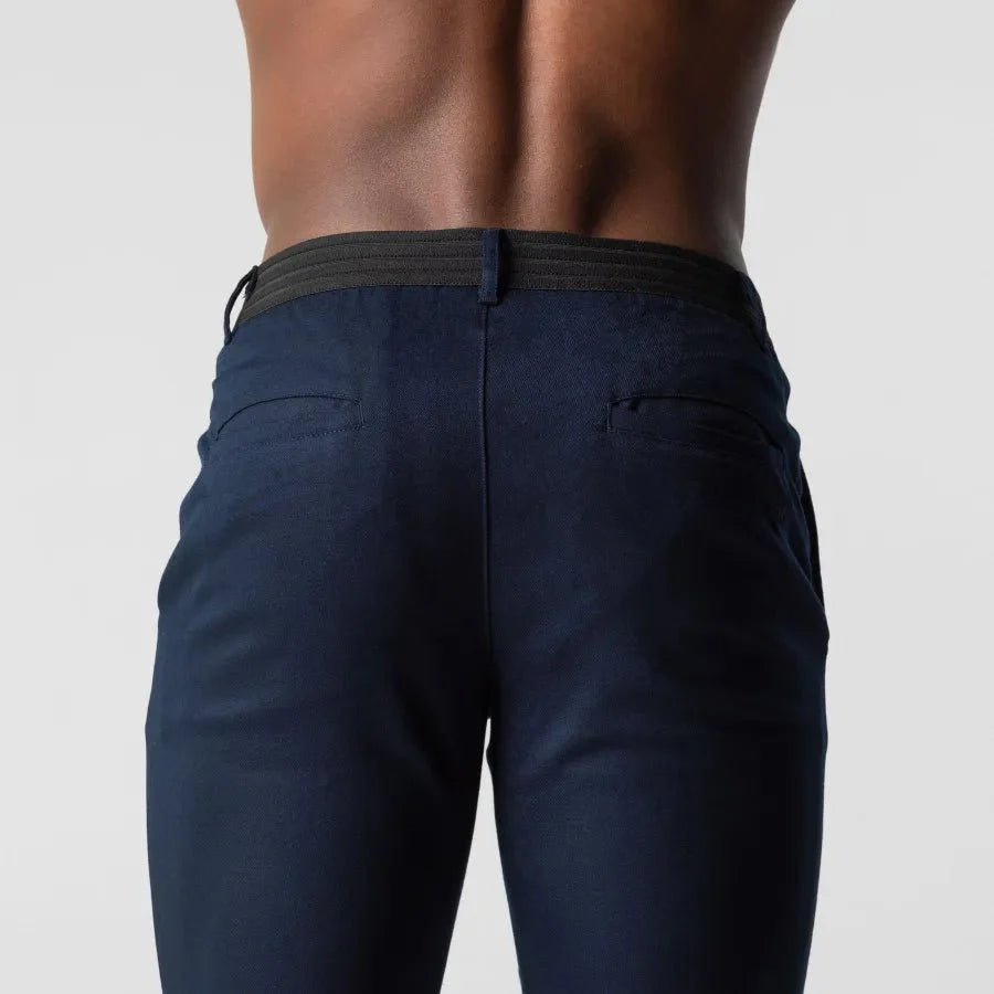 Nicolò | Slim Fit Stretch Chinos med Cropped Ben Herre