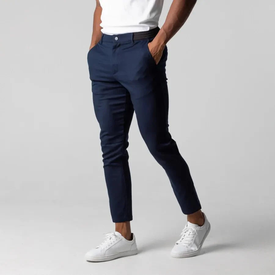 Nicolò | Slim Fit Stretch Chinos med Cropped Ben Herre