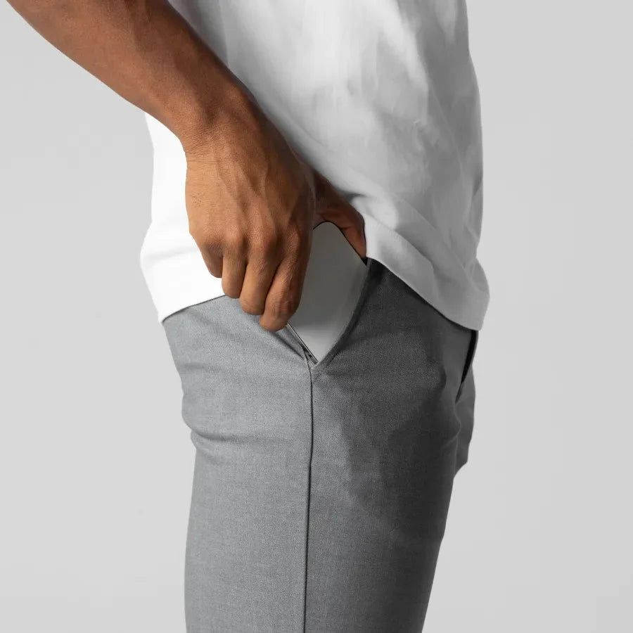 Nicolò | Slim Fit Stretch Chinos med Cropped Ben Herre