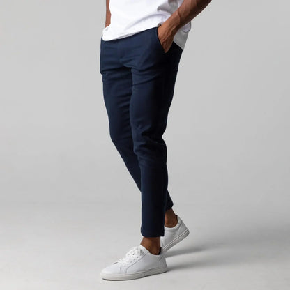 Nicolò | Slim Fit Stretch Chinos med Cropped Ben Herre