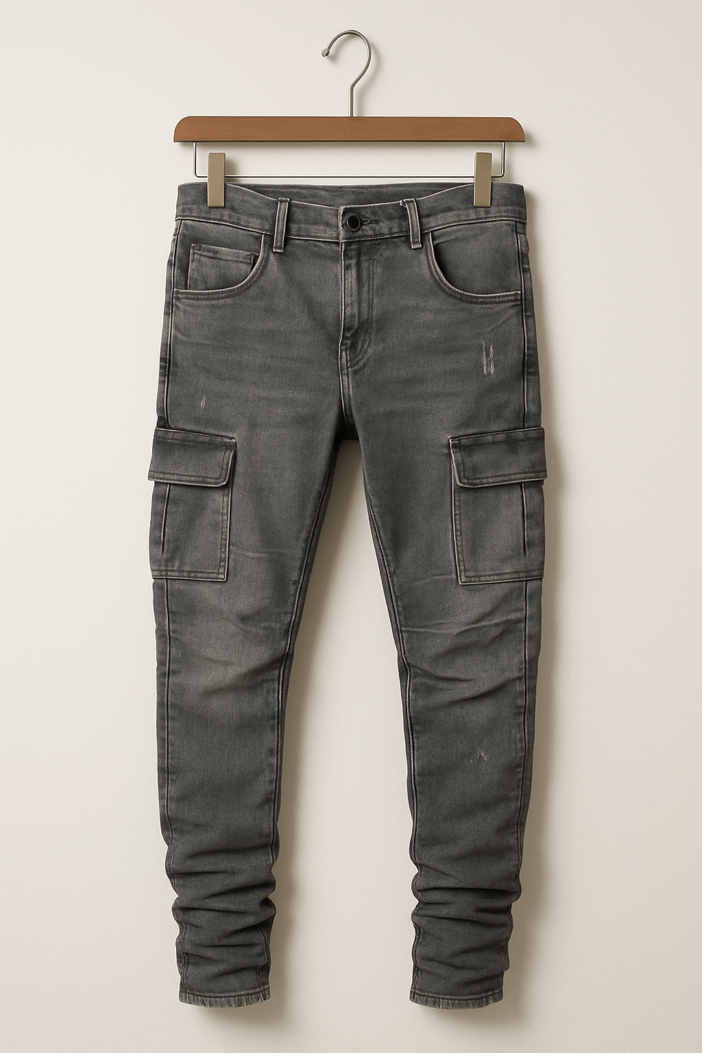 Valerio | Herre Cargobukser i Stretch Slim Fit