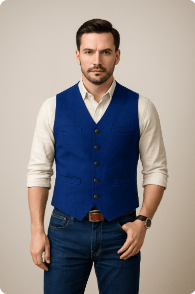 Silvano | Klassisk Herrevest i Slim-Fit til Festlige og Smart Casual Looks