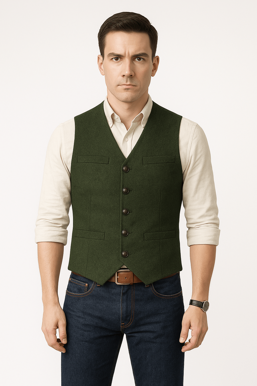 Silvano | Klassisk Herrevest i Slim-Fit til Festlige og Smart Casual Looks