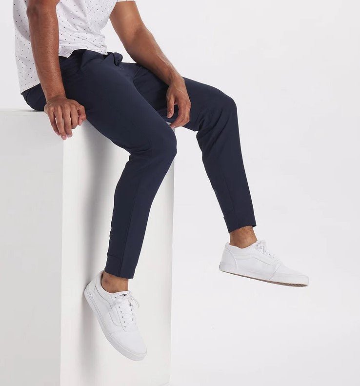 Nilo | Slim Fit Joggingbukser til Herrer med Taperede Ben og Elastisk Talje