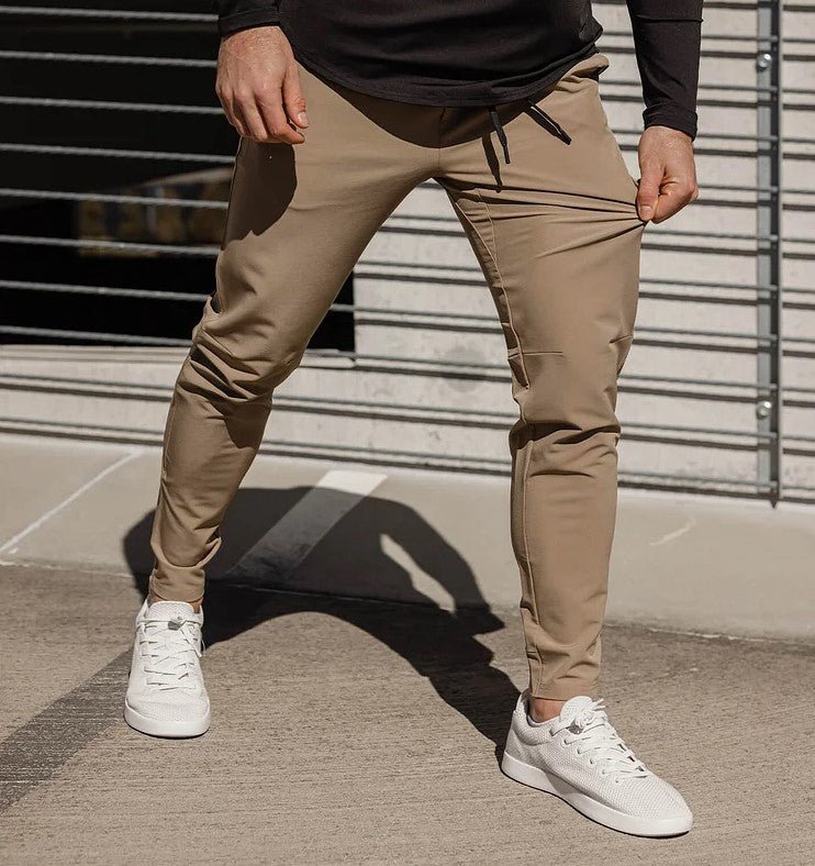 Nilo | Slim Fit Joggingbukser til Herrer med Taperede Ben og Elastisk Talje