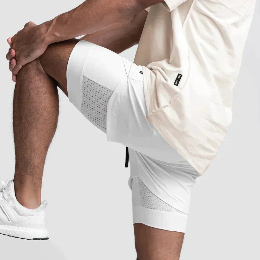 Arenzo | Letvægt Herre Sportsshorts Med Hurtigttørrende Materiale Og Elastisk Talje
