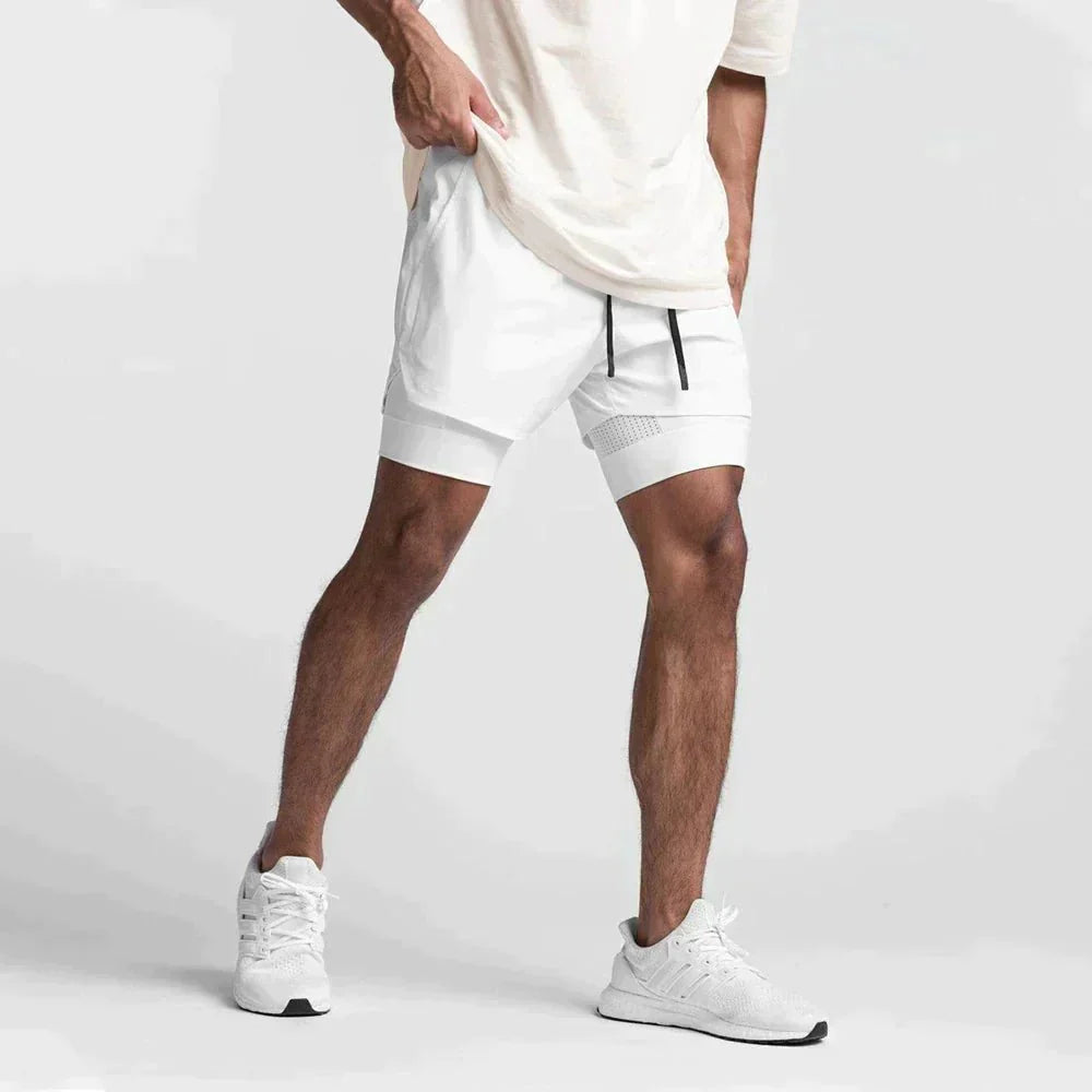 Arenzo | Letvægt Herre Sportsshorts Med Hurtigttørrende Materiale Og Elastisk Talje