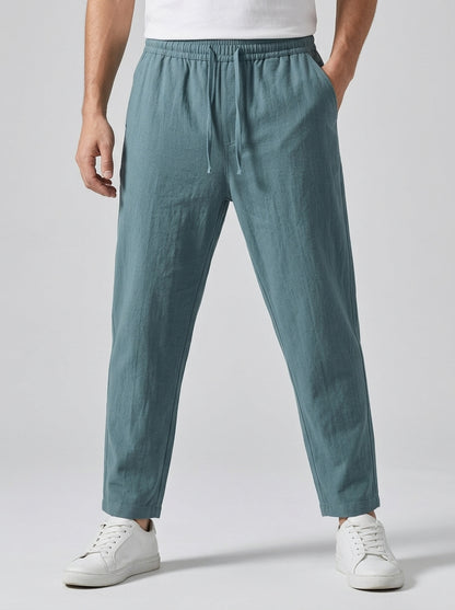 Elvano | Lette Linnedbukser Med Afslappet Pasform