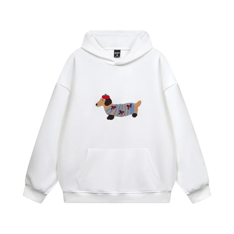 Dexter | Hoodie med Hund Print Unisex