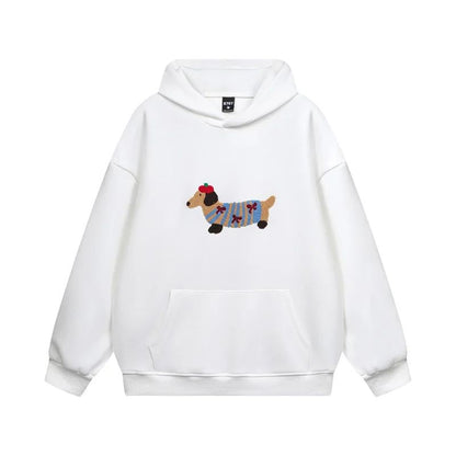 Dexter | Hoodie med Hund Print Unisex