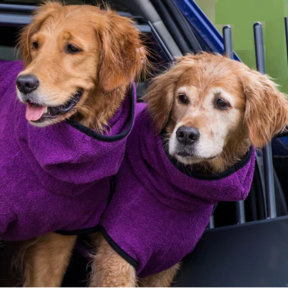 Pawdry | Hurtigtørrende Hundebadekåbe