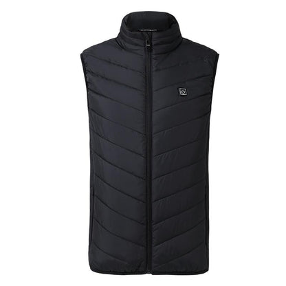 ThermoBlaze™ | Unisex Opvarmet Vest Med USB-Tilslutning Og 3 Varmeindstillinger | Vandafvisende Let Elektrisk Vest Til Udendørsbrug