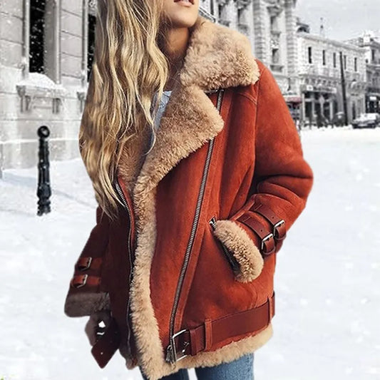 Aveline | Shearling Aviator Jakke