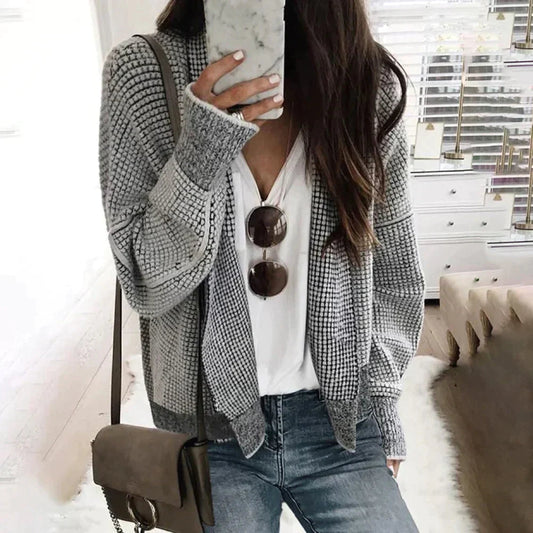 Liora | Casual Grå Cardigan