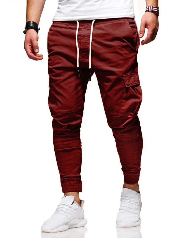 Noah™ | Casual Muscle Fit Cargobukser til Mænd