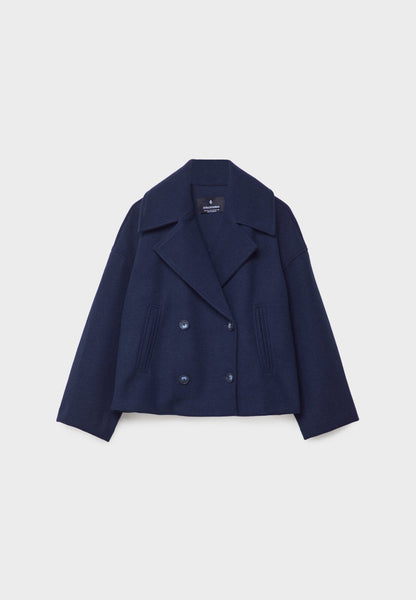 Selvya | Cropped Jakke i Uldlook