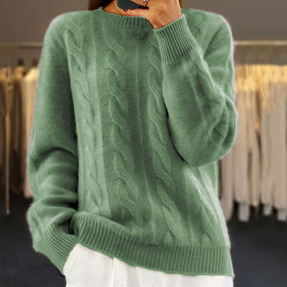 Elena™ | Varm Strikket Damer Sweater med Stilfuldt Design og Superblød Komfort