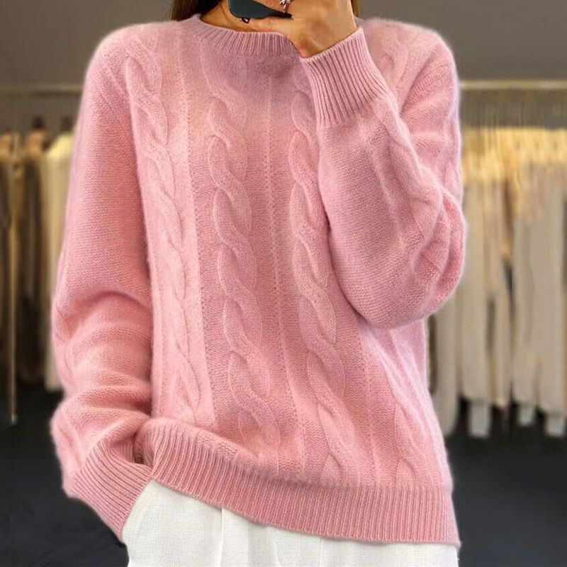 Elena™ | Varm Strikket Damer Sweater med Stilfuldt Design og Superblød Komfort