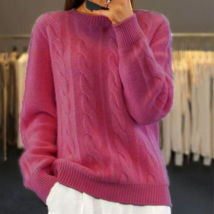 Elena™ | Varm Strikket Damer Sweater med Stilfuldt Design og Superblød Komfort