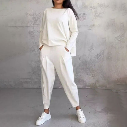 Wilma™ | Casual To-delt Relax Sæt med Enkelt Design og Komfortabel Pasform