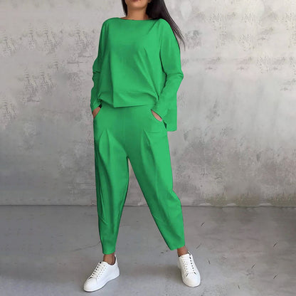 Wilma™ | Casual To-delt Relax Sæt med Enkelt Design og Komfortabel Pasform