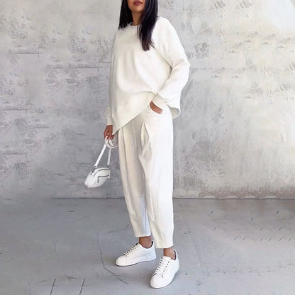 Wilma™ | Casual To-delt Relax Sæt med Enkelt Design og Komfortabel Pasform