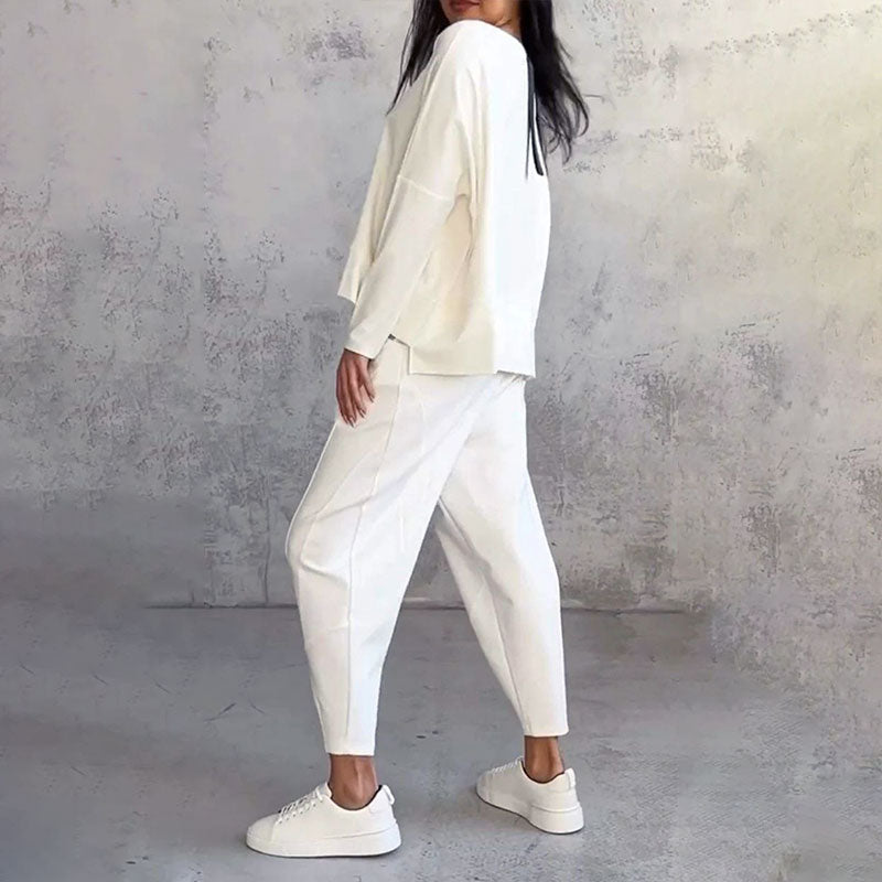 Wilma™ | Casual To-delt Relax Sæt med Enkelt Design og Komfortabel Pasform