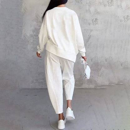 Wilma™ | Casual To-delt Relax Sæt med Enkelt Design og Komfortabel Pasform