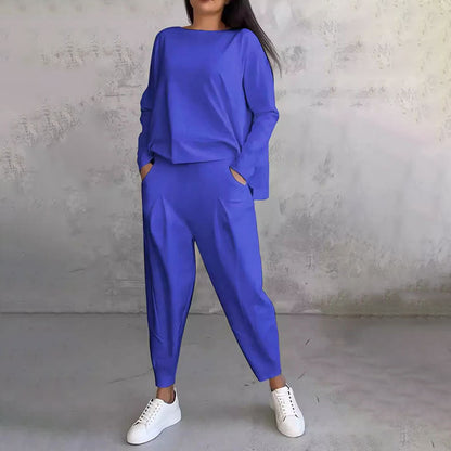 Wilma™ | Casual To-delt Relax Sæt med Enkelt Design og Komfortabel Pasform