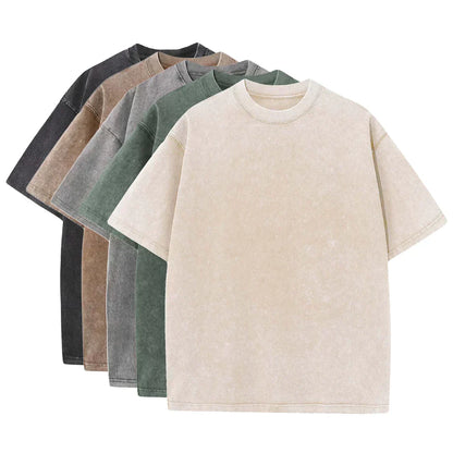 Litan™ | 5-pak Oversized Loose Fit T-shirts i 230GSM Stof